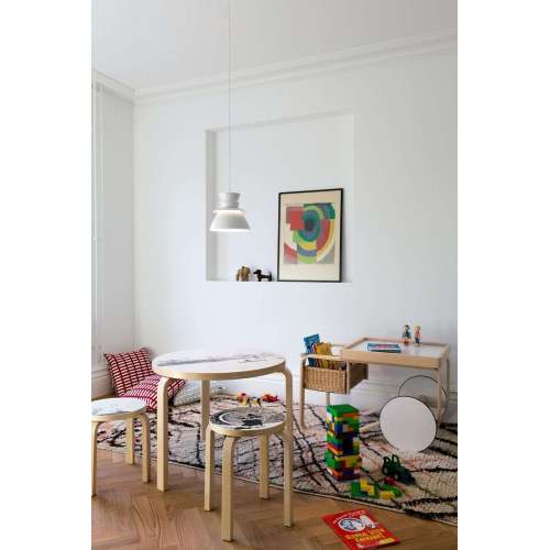 90A Table, Children's Table, Black Linoleum, H: 60 cm - Artek - Alvar Aalto - Google Shopping - Furniture by Designcollectors
