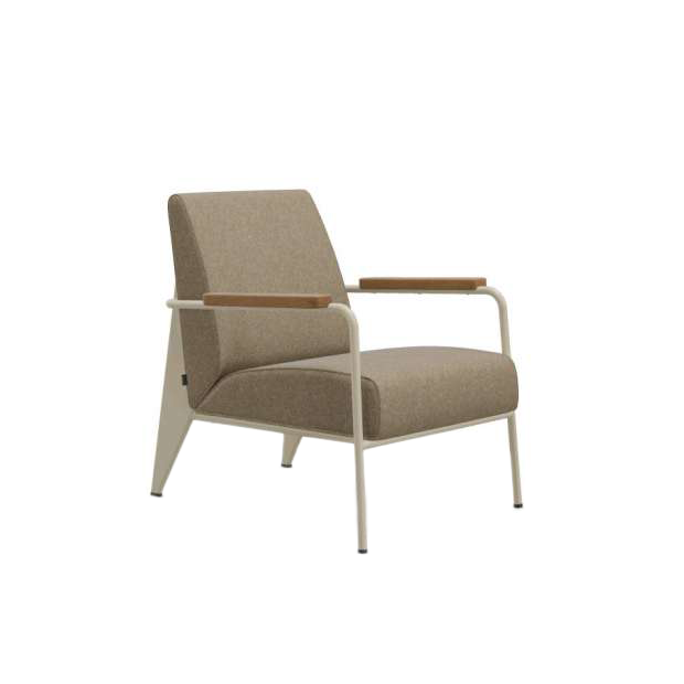 Fauteuil de Salon - Nubia  Bamboo/Terra - Ecru - Vitra - Jean Prouvé - Chaises - Furniture by Designcollectors