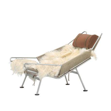 pp225 - Flag halyard Chair, Walnut neck cushion - PP Møbler - Hans Wegner - Furniture by Designcollectors