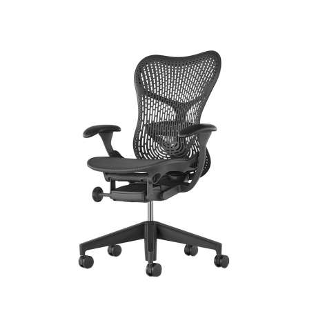 Mirra 2 Chair - Graphite, Butterfly suspension back - Herman Miller - Studio 7.5 - Furniture by Designcollectors