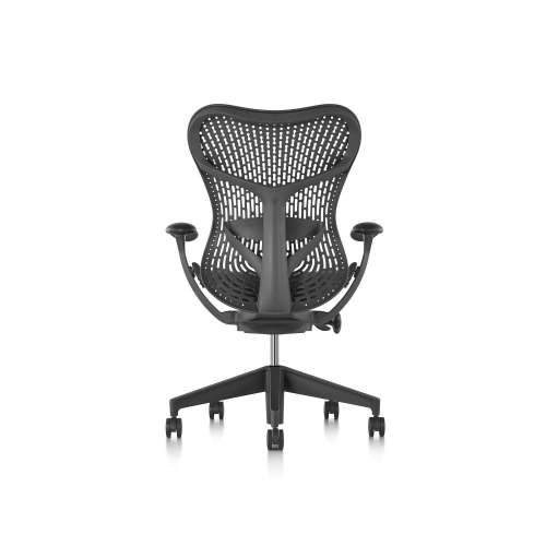 Mirra 2 Chair - Graphite, Butterfly suspension back - Herman Miller - Studio 7.5 - Bureaustoelen  - Furniture by Designcollectors