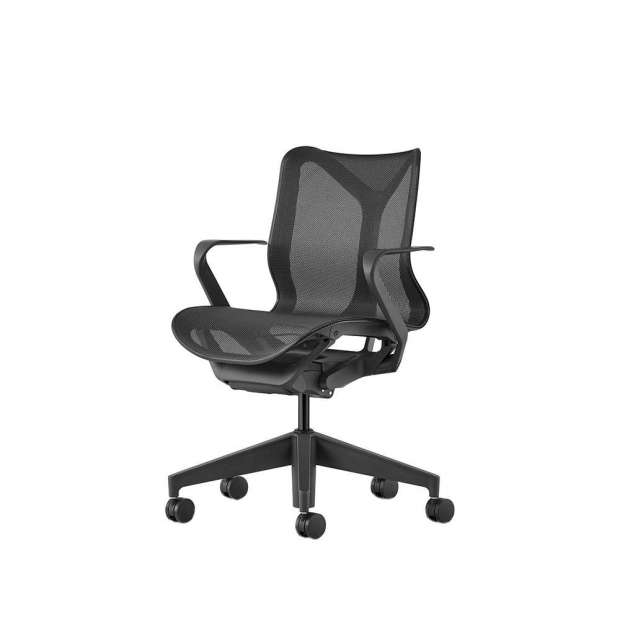 Cosm Low back chair Graphite, Graphite base - Herman Miller - Studio 7.5 - Bureaustoelen  - Furniture by Designcollectors
