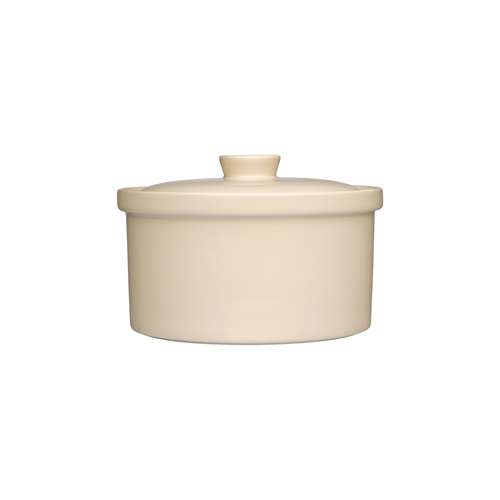 Teema Pot with lid 2,3L linen - Iittala - Kaj Franck - Accueil - Furniture by Designcollectors
