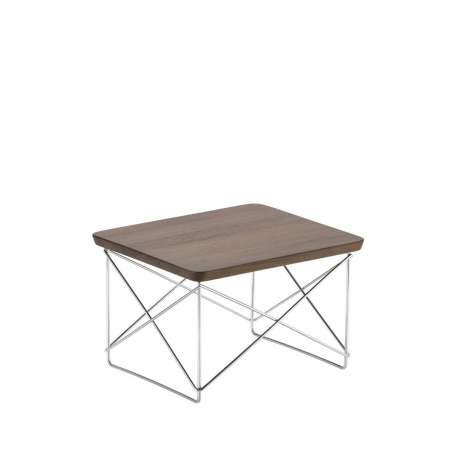 Occasional Table LTR - walnut - base chromed - Vitra - Furniture by Designcollectors