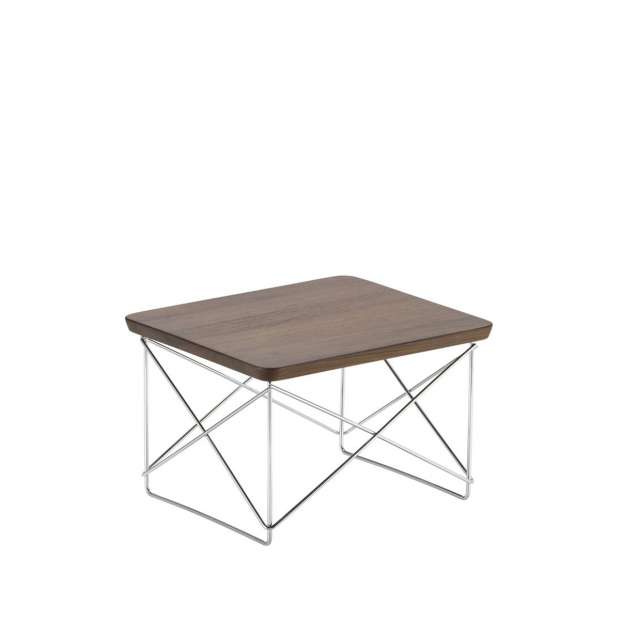 Occasional Table LTR Bijzettafel - massief noten - base chromed - Vitra - Charles & Ray Eames - Tafels - Furniture by Designcollectors