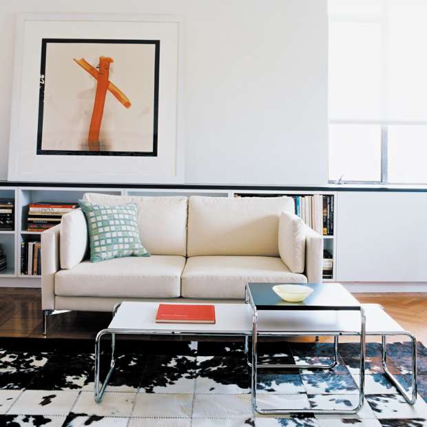 Laccio Side Table, Square, White - Knoll - Marcel Breuer - Low and Side Tables - Furniture by Designcollectors