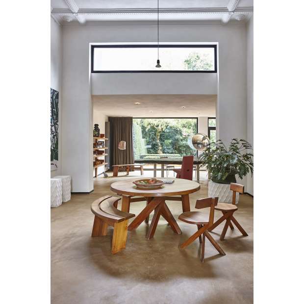 T21D Table Round (140cm) - Pierre Chapo - Pierre Chapo - Tafels - Furniture by Designcollectors