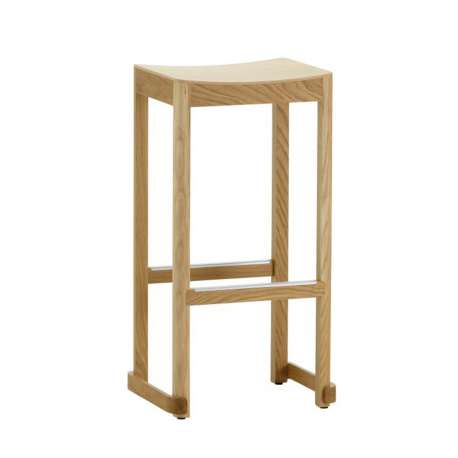 Atelier Bar Stool - Oak - Natural Lacquered - H: 75 cm - Artek - TAF Studio - Google Shopping - Furniture by Designcollectors