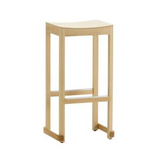 Atelier Bar Stool - Beuk - Natural Lacquered - H: 75 cm