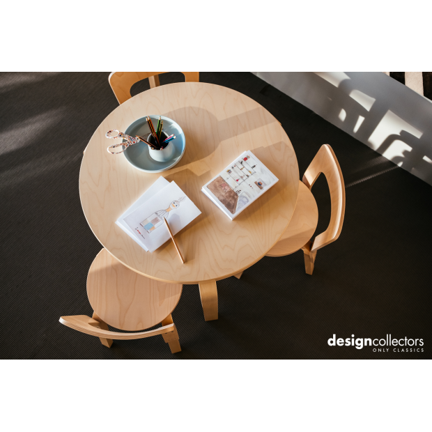 90B Children's Table, Birch Veneer, H:60cm - Artek - Alvar Aalto - Accueil - Furniture by Designcollectors