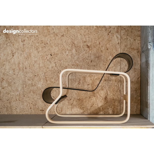 Armchair 41 Armstoel Paimio Zwarte Zitting - Artek - Alvar Aalto - Home - Furniture by Designcollectors