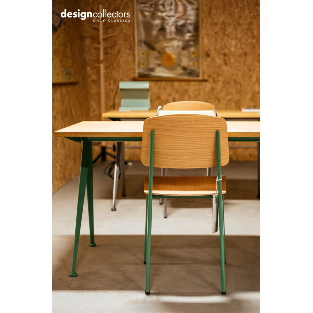 Compas Direction Desk - Natural oak - Blé Vert - Vitra - Jean Prouvé - New Jean Prouvé Collection - Furniture by Designcollectors
