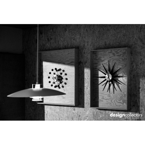 Clock Sunburst: Black Version - Vitra - George Nelson - Home - Furniture by Designcollectors