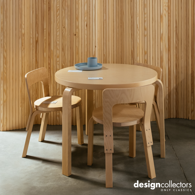 90B Table, Birch Veneer - Artek - Alvar Aalto - Google Shopping - Furniture by Designcollectors