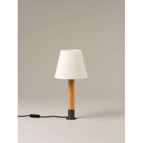 Basica M1 Natural Ribbon - Bronze base (with stabilizing disc) - Santa & Cole - Santiago Roqueta - Lampes de Table - Furniture by Designcollectors