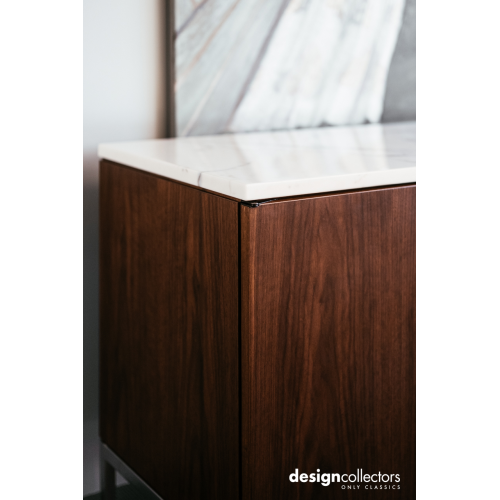 Florence Knoll Credenza, Mahogany, Calacatta Marble - Knoll - Florence Knoll - Solutions de rangement - Furniture by Designcollectors