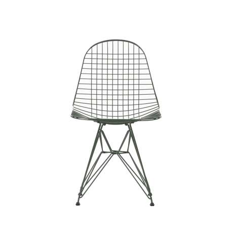 Wire Chair DKR Chaise - Powder coated Dark Green - Vitra - Charles & Ray Eames - Outdoor Dining - Furniture by Designcollectors