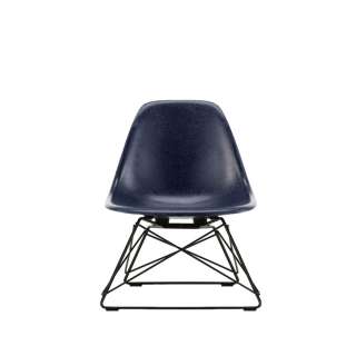 Eames Fiberglass Chair: LSR - Navy Blue siège