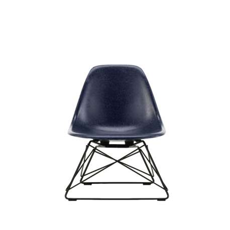 Eames Fiberglass Chair: LSR - Navy Blue seat - Vitra - Furniture by Designcollectors