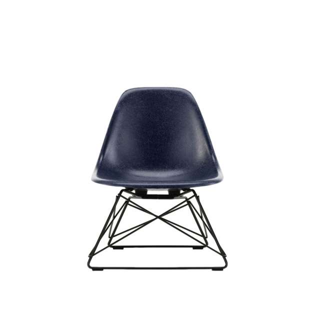 Eames Fiberglass Stoel: LSR - Navy Blue zitting - Vitra - Charles & Ray Eames - Lounge Chairs & Club Chairs - Furniture by Designcollectors