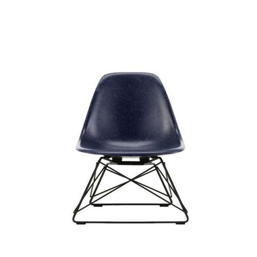 Eames Fiberglass Chair: LSR - Navy Blue seat - Vitra - Charles & Ray Eames - Lounge Chairs & Club Chairs - Furniture by Designcollectors