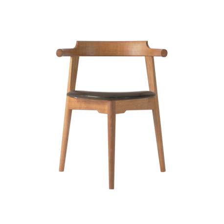 pp58 Arm chair - Oak clear bio oil, Seat Mocca 97 - PP Møbler - Hans Wegner - Furniture by Designcollectors