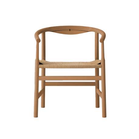 pp201 Arm Chair - Oak clear bio oil, Seat Natural papercord - PP Møbler - Hans Wegner - Furniture by Designcollectors