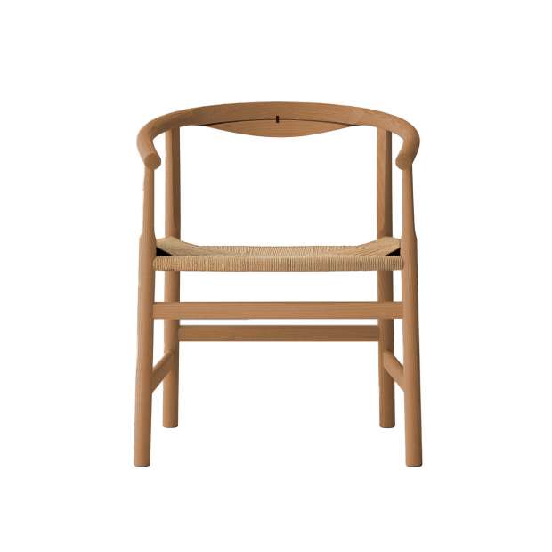 pp201 Arm Chair - Oak clear bio oil, Seat Natural papercord - PP Møbler - Hans Wegner - Stoelen - Furniture by Designcollectors