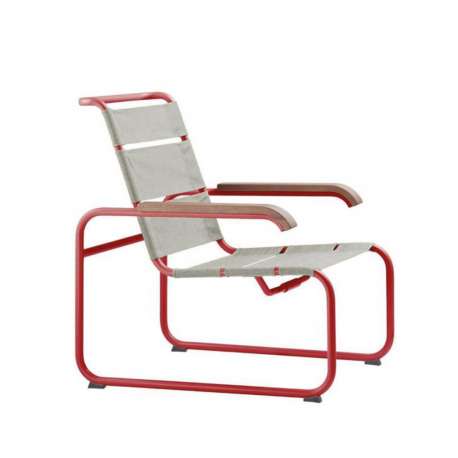 S 35 N Chaise All Seasons, Tomato Red, Nature - Thonet - Marcel Breuer - Furniture by Designcollectors