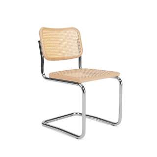 Cesca Chair–Armless with Cane Seat & Back, light beech