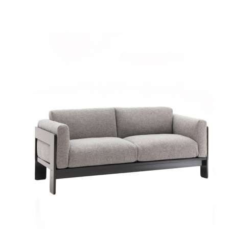 Bastiano Sofa, three seat, ebonize ash, Tosca (180 cm) - Knoll - Tobia Scarpa - Furniture by Designcollectors