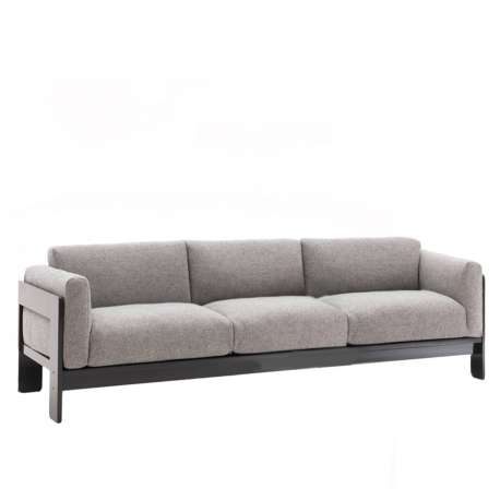 Bastiano Sofa, 3 places, ebonize ash, Tosca (250 cm) - Knoll - Tobia Scarpa - Furniture by Designcollectors