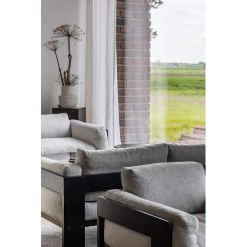 Bastiano Lounge Chair, Ebonized ash, Tosca - Knoll - Tobia Scarpa - Canapés et canapés-lits - Furniture by Designcollectors