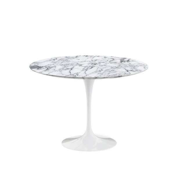 Saarinen Lounge-Hoogte Tulip Table, Arabescato marmer (H64/65, D91) - Knoll - Eero Saarinen - Lage tafels en bijzettafels - Furniture by Designcollectors