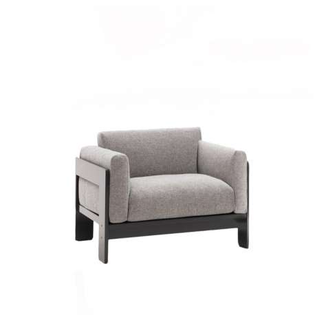 Bastiano Lounge Chair, Ebonized ash, Tosca - Knoll - Tobia Scarpa - Furniture by Designcollectors