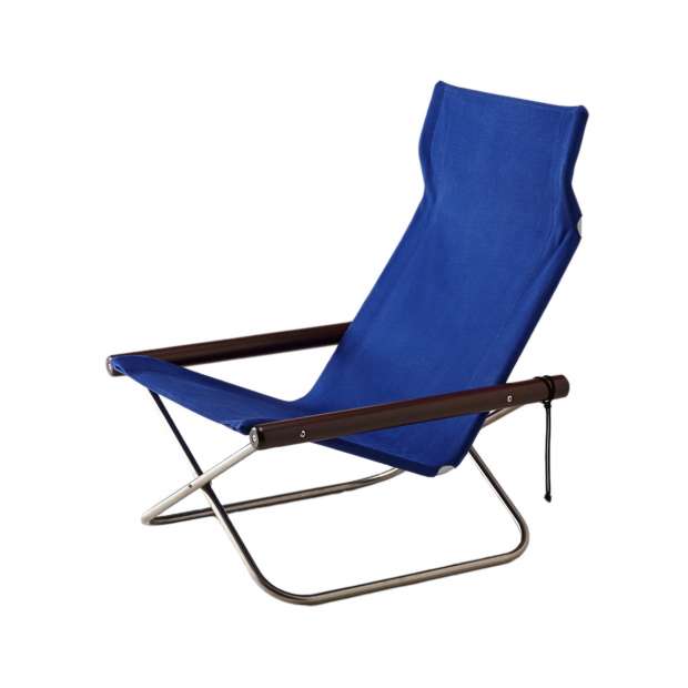 Nychair X Lounge Chair, Dark Brown - Blue - Nychair X - Takeshi Nii - Lounge Chairs & Club Chairs - Furniture by Designcollectors