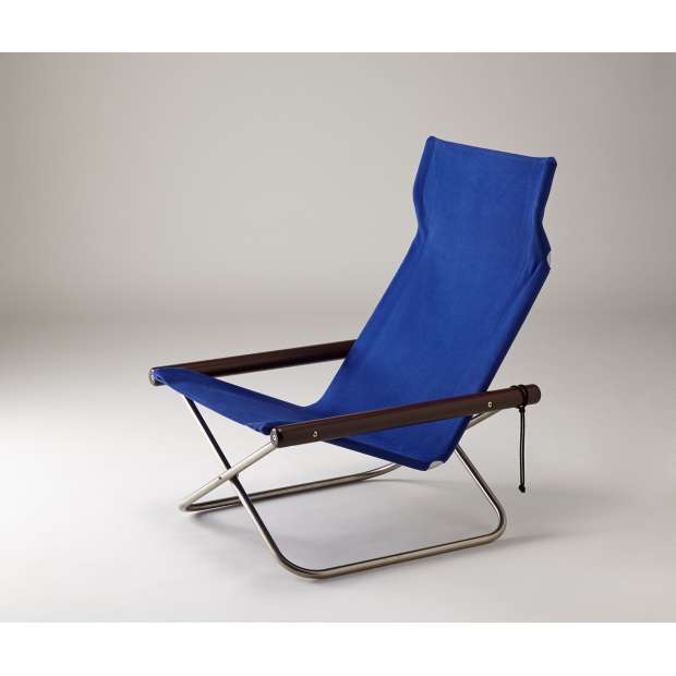 Nychair X Lounge zetel - Donkerbruin - Blauw - Nychair X - Takeshi Nii - Lounge Chairs & Club Chairs - Furniture by Designcollectors