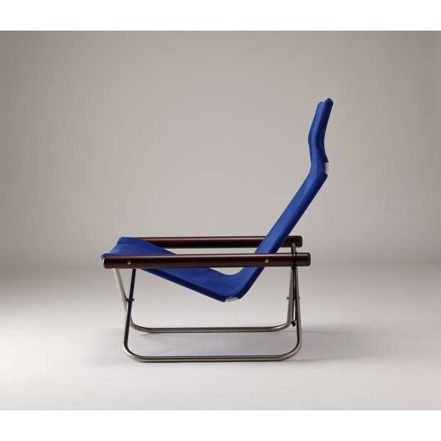 Nychair X Lounge Chair, Dark Brown - Blue - Nychair X - Takeshi Nii - Lounge Chairs & Club Chairs - Furniture by Designcollectors