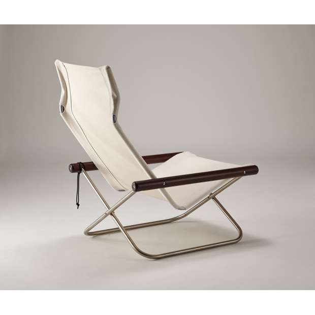 Nychair X Lounge Chair, Dark Brown - White - Nychair X - Takeshi Nii - Lounge Chairs & Club Chairs - Furniture by Designcollectors