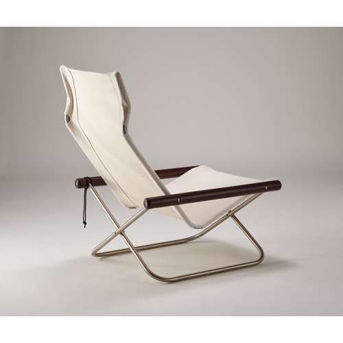 Nychair X Chaise Longue, Marron foncé - Blanc - Nychair X - Takeshi Nii - Lounge Chairs & Club Chairs - Furniture by Designcollectors