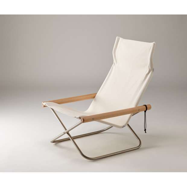 Nychair X Lounge Chair, Beech - White - Nychair X - Takeshi Nii - Lounge Chairs & Club Chairs - Furniture by Designcollectors