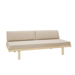 710 Day bed with mattrass, 2 backcushions and covers en Pearl