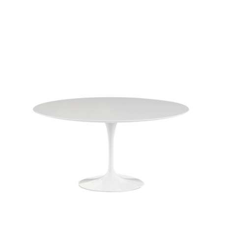 Saarinen Round Table Table à manger, Laminé Blanc (H72 D152) - Knoll - Furniture by Designcollectors