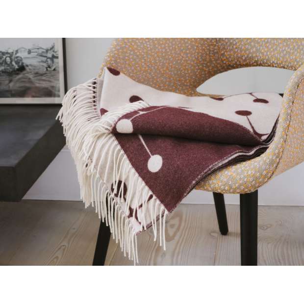 Wool Blanket Eames - Bordeaux - Special Edition - 200 x 135 cm - Vitra - Charles & Ray Eames - Accueil - Furniture by Designcollectors