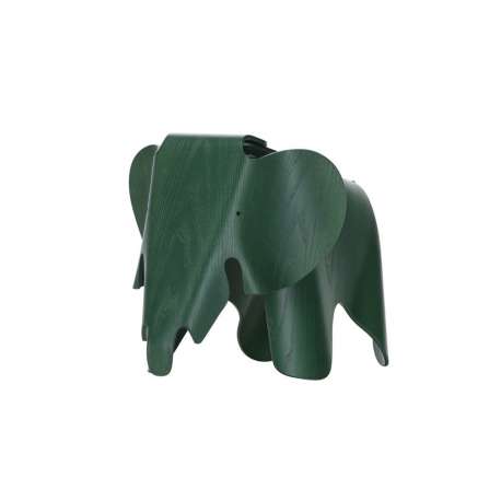 Eames Elephant Plywood: Limited 75th Anniversary Edition, Teinté en vert foncé - Vitra - Furniture by Designcollectors