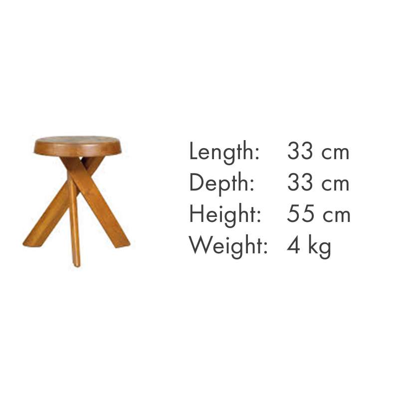 dimensions S31B Kruk, medium hoogte - Pierre Chapo - Pierre Chapo - Home - Furniture by Designcollectors