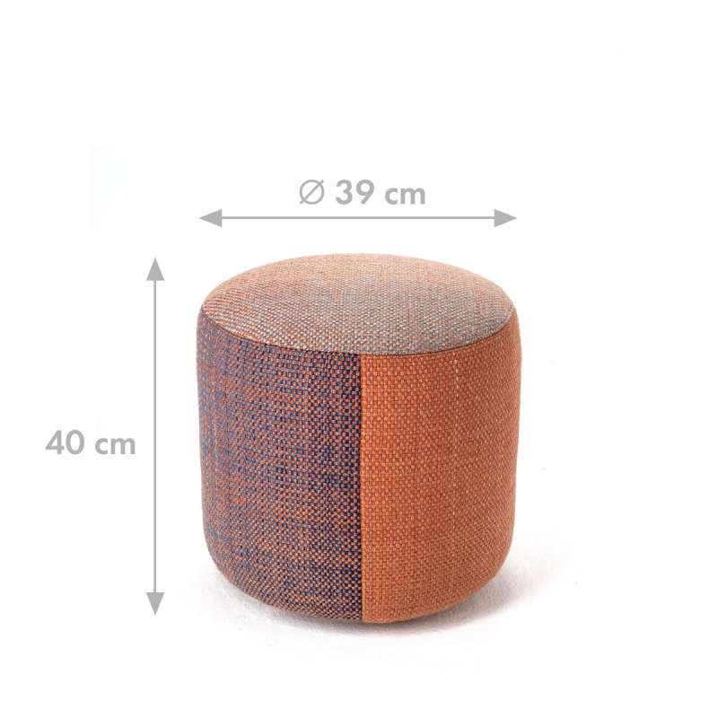 dimensions Shade Pouf - 2A - Nanimarquina - Begüm Cana Özgur - Rugs & Poufs - Furniture by Designcollectors