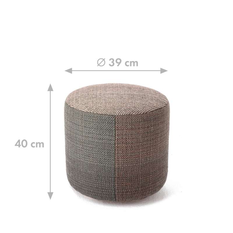 dimensions Shade Pouf - 4B - Nanimarquina - Begüm Cana Özgur - Tapis & Poufs - Furniture by Designcollectors