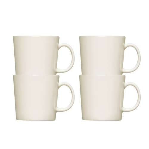 Teema mug 0,3L white 4pcs - Iittala - Kaj Franck - Home - Furniture by Designcollectors