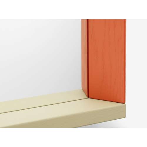Colour Frame Spiegel - Medium - Blauw/Oranje - Vitra - Julie Richoz - Decoratieve objecten - Furniture by Designcollectors